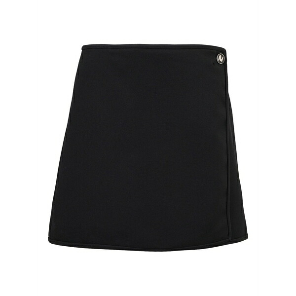 エムエスジイエム レディース スコート ボトムス Button-fastening mini skirt Black