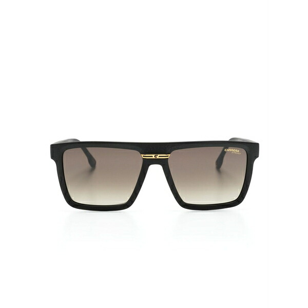 カレーナ メンズ サングラス・アイウェア アクセサリー Victory c03s square-frame sunglasses Black｜asty