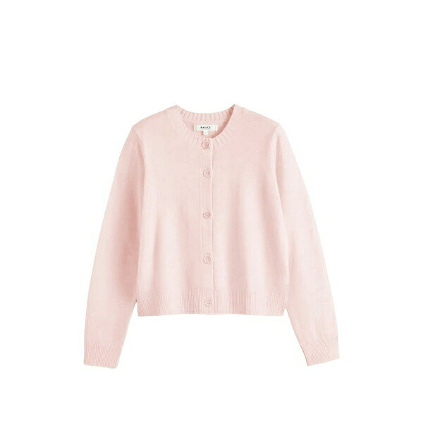 チンティアンドパーカー レディース ジレー アウター Crew-neck cardigan Pink