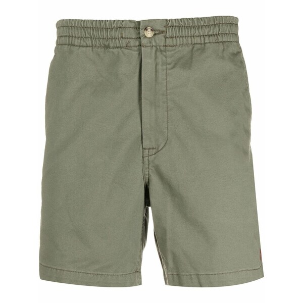 ラルフローレン メンズ 心地好いズボン下 ボトムス Embroidered polo pony shorts Green
