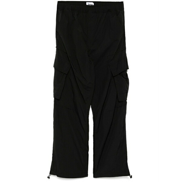 イズエ メンズ カジュアルパンツ ボトムス Cargo trousers Black|asty