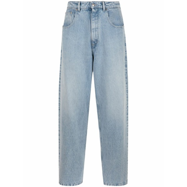 バリー メンズ ジーンズズボン下 ボトムス Mid-rise straight-leg trousers Blue