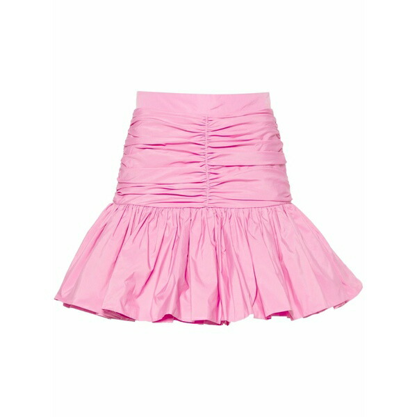 ジャンパトゥ レディース スコート ボトムス Ruffled faille miniskirt Pink