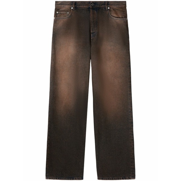 象牙色 メンズ ジーンズズボン下 ボトムス Overdyed jeans Brown