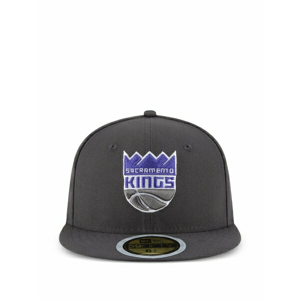 ニュー内鰓 メンズ かぶり笠 佩び物 59fifty sacramento kings fitted cap Grey