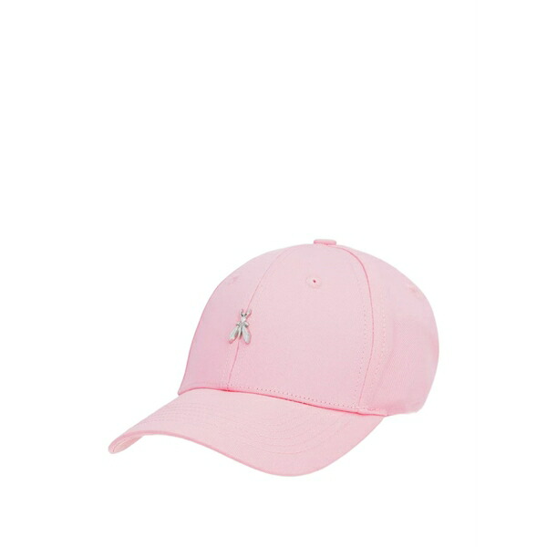 パトリツィア ペペ レディース かぶり笠 添え物 Fly logo-plaque baseball cap Pink