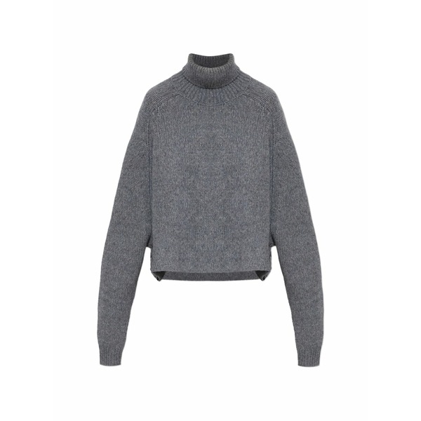 リサ・ヤン レディース 編み物\u0026スウェーター アウター Roll-neck sweater Grey