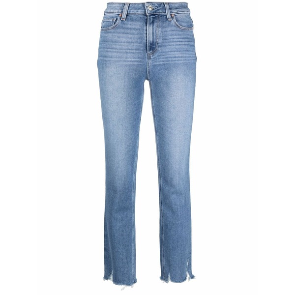 ページ レディース ジーンズズボン下 ボトムス Mid-rise straight-leg jeans Blue