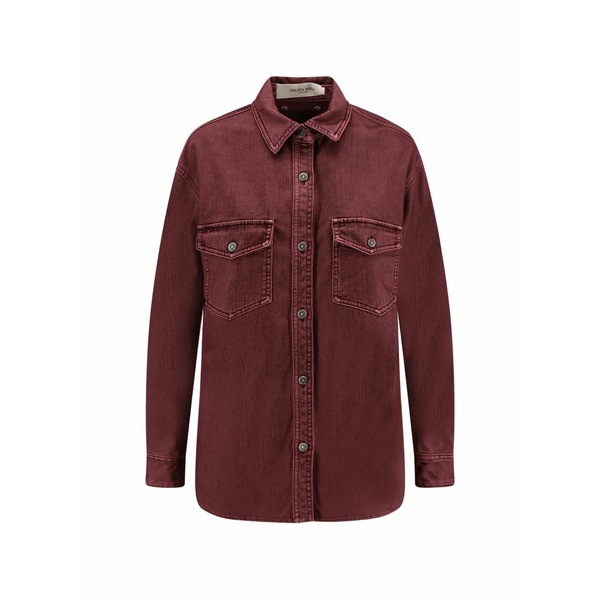 ゴールデングース レディース プルオーバー トップス Pocket shirt Red