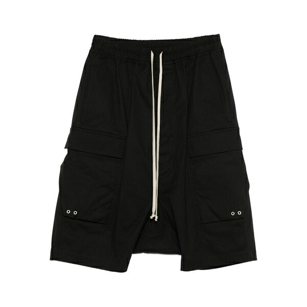 リックオウエンス メンズ カジュアルパンツ ボトムス Cargo pods shorts Black|asty