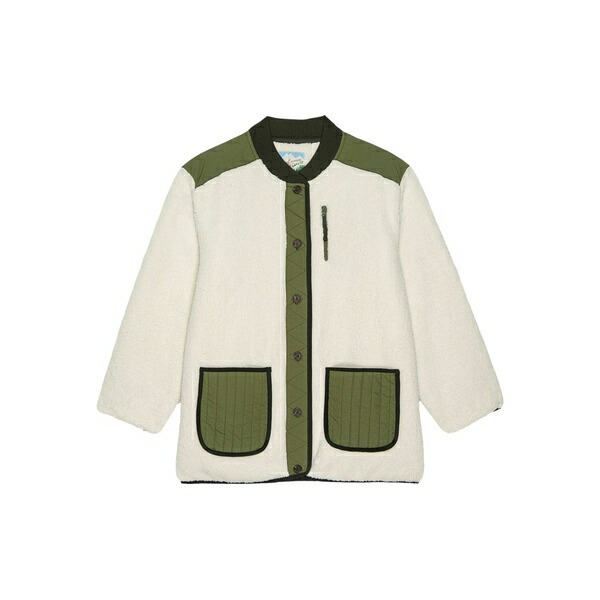 ザ・グレート レディース 上衣＆上衣 アウター Quilted-detail jacket Neutrals