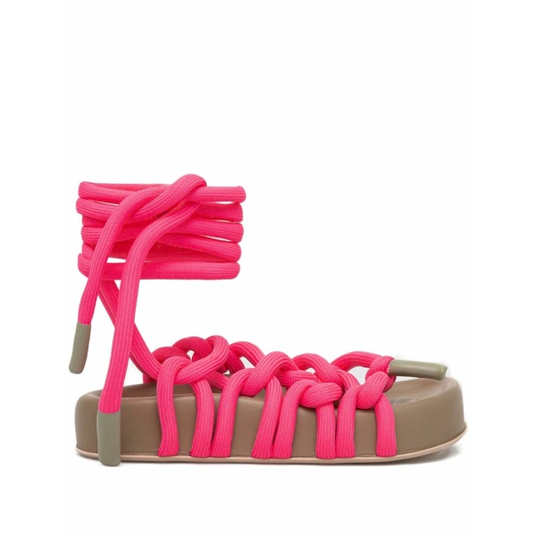 エージーエル レディース サンダル シューズ Rope-lace flat sandals Pink