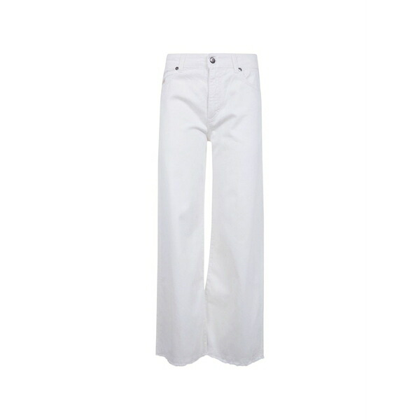 アントネリ レディース ジーンズズボン下 ボトムス Wide-leg jeans White