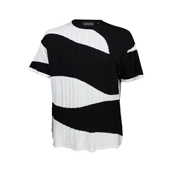 ミストリーハードレアリシーン メンズ ティーシャツ トップス Camo cable-knit top Black