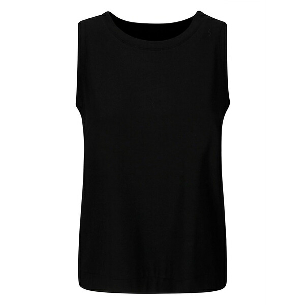 アルキヴィオ ビー レディース カットソー トップス Jersey tank top Black