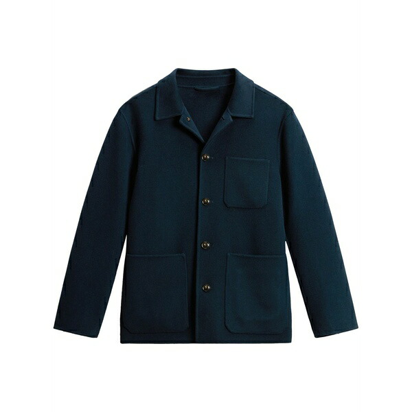 羊毛 資産家 メンズ 上衣＆上衣 アウター Wool blazer  Blue
