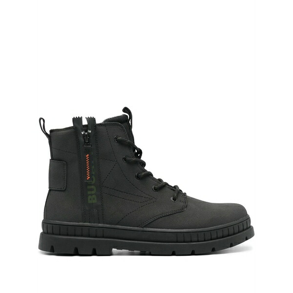 ブガッティ メンズ ブーツ シューズ Pallario textured boots Black