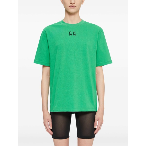 フォーティーフォー・レーベル・グループ レディース プルオーバー トップス Cotton t-shirt Green