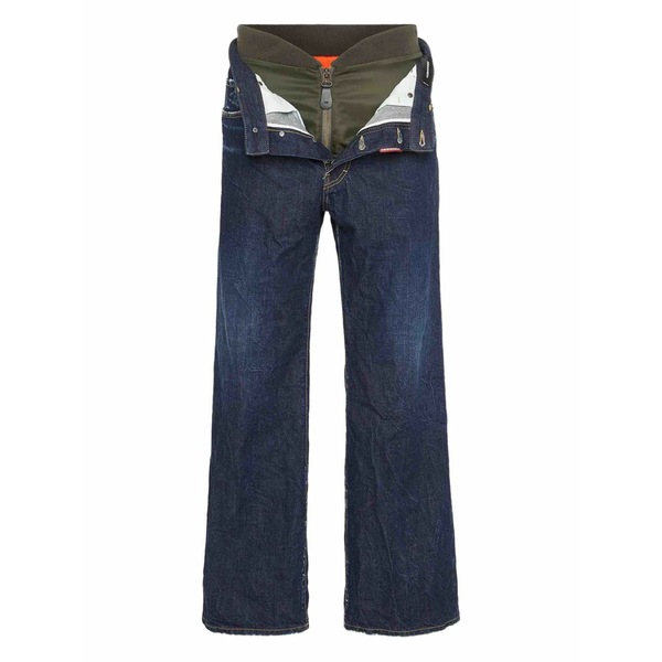 ディースクエアード メンズ ジーンズズボン下 ボトムス Button zip jeans Blue