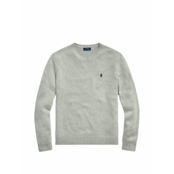 ラルフローレン メンズ 編み物\u0026ティーシャツ アウター Logo-embroidered sweater Grey