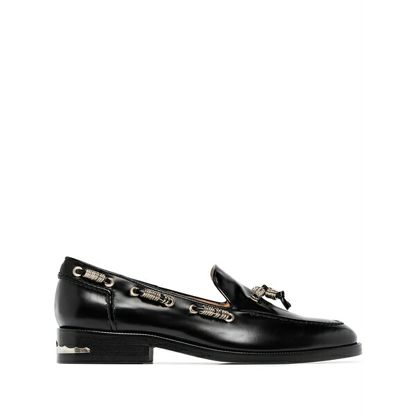 トゥーガ メンズ スリッポン・ローファー シューズ Polido ring-embellished loafers Black