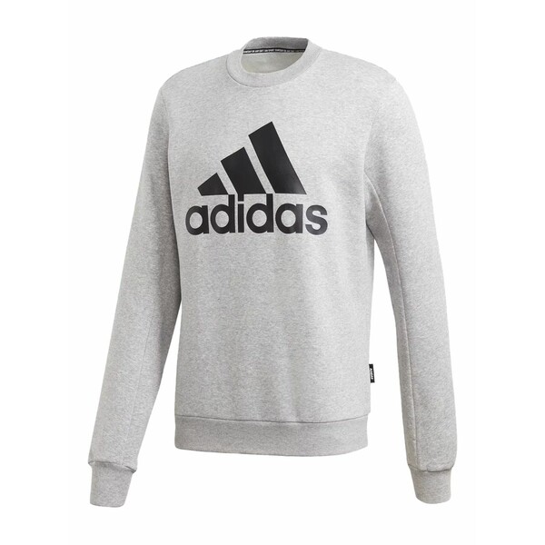 アディダス メンズ パーカー・スウェットシャツ アウター Badge sport fleece sweatshirt Grey