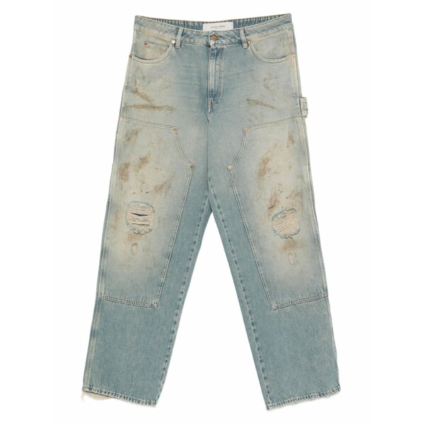 ゴールデングース メンズ ジーンズズボン下 ボトムス Distressed-effect jeans Blue