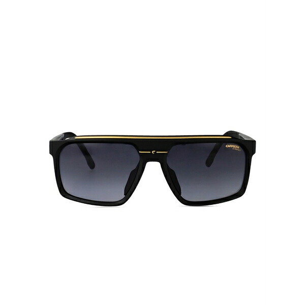 カレーナ メンズ サングラス・アイウェア 添え物 Mask-frame sunglasses Black
