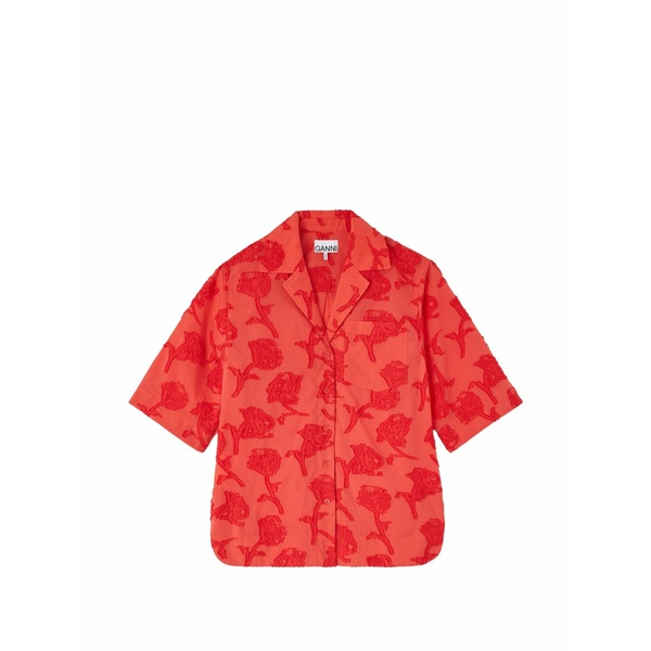 ガニー レディース プルオーバー トップス Fil-coup￡ floral-pattern shirt Red