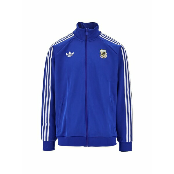 アディダス メンズ パーカー・スウェットシャツ アウター Argentina originals side-stripe zipped sweatshirt Blue