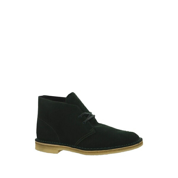 クラークス メンズ ブーツ シューズ Suede desert boots Green