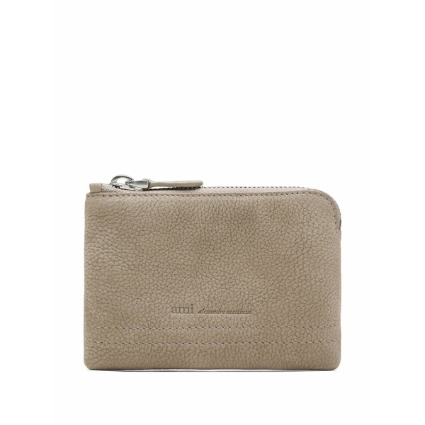 意中の女 メンズ 金入れ 付属物 Carrousel zipped leather wallet Neutrals