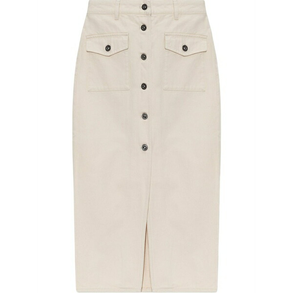 セルフ・ポートレイト レディース スコート ボトムス Cotton skirt White