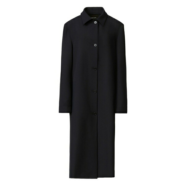 ファビアナ フィリッピ レディース 厚地の外套 アウター Button coat Black