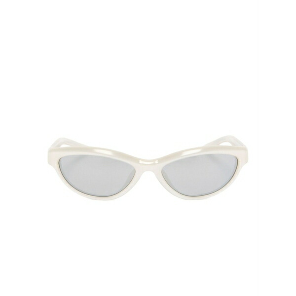 ジャクエムス メンズ サングラス・アイウェア 添え物 Cat-eye sunglasses White