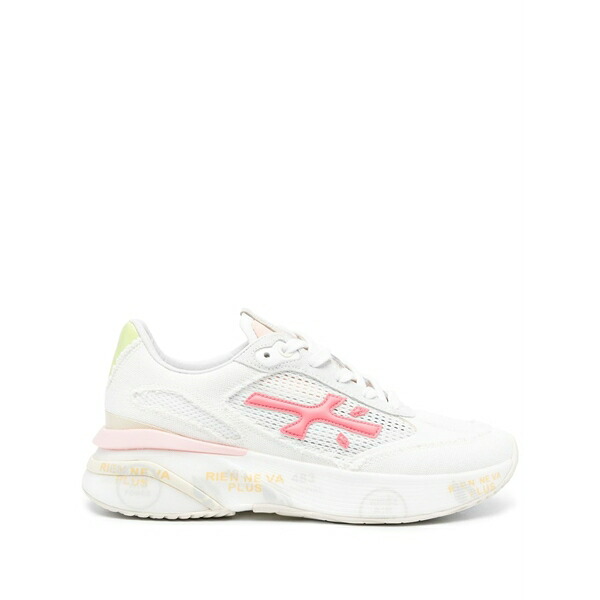 プレミアータ レディース スニーカー シューズ Moerun distressed sneakers White