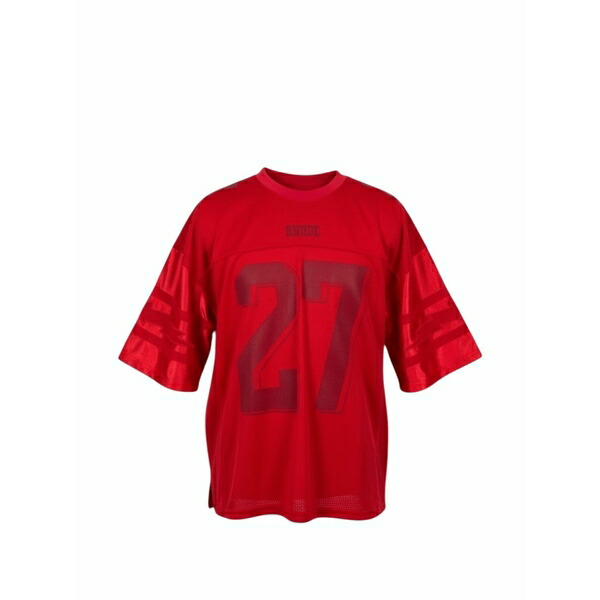 ルード メンズ ティーシャツ トップス Lightning football t-shirt Red