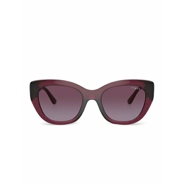 ヴォーグアイウェア レディース 黒眼鏡＆アイウェア 添え物  vo5567s cat-eye sunglasses Purple