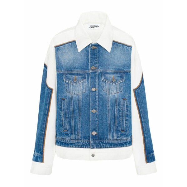 ジャン極点 ゴルチエ メンズ 上衣＆上衣 アウター Button-fastening jacket Blue