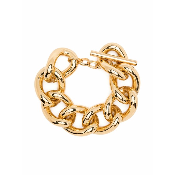 パロッシュ レディース ブレスレット・バングル・アンクレット アクセサリー Logo-engraved chain-link bracelet Gold｜asty