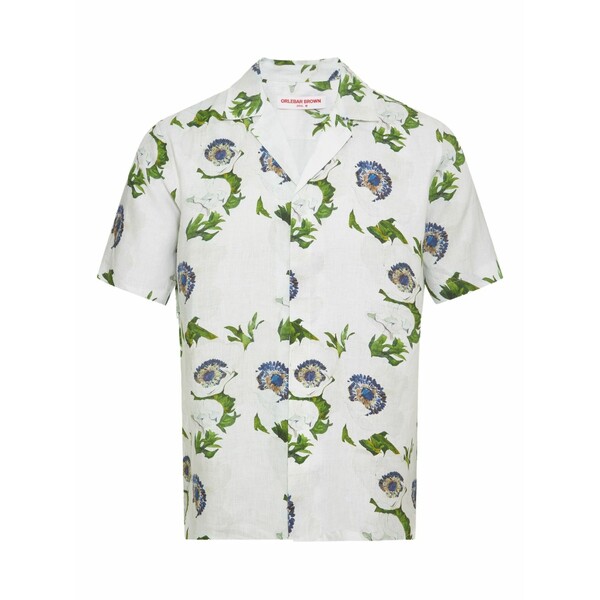 オール赤ちょうちん 赤銅色 メンズ プルオーバー トップス Maitan shirt White