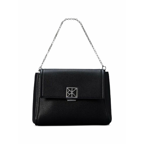 カルバンクライン レディース ショルダーバッグ 御徒面子 Logo shoulder bag Black