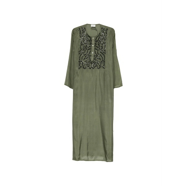 パロッシュ レディース 衣裳 トップス Beaded-embellishment maxi dress Green