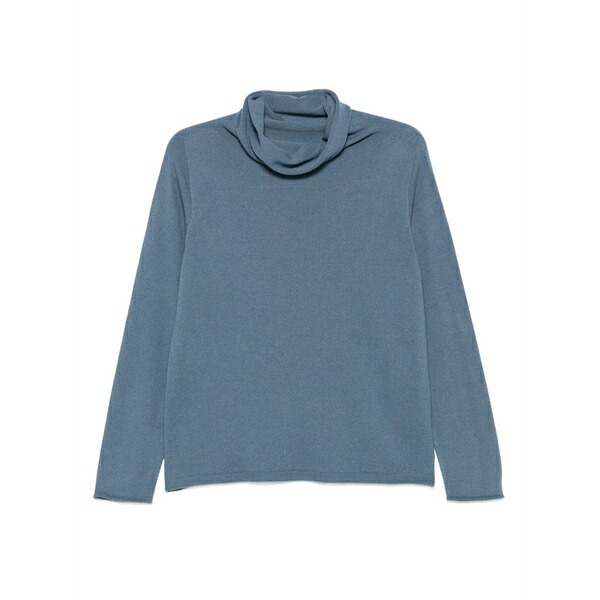 ル トリコット ペルー共和国ジャ レディース 編み物\u0026スウェーター アウター Turtleneck sweater  Blue