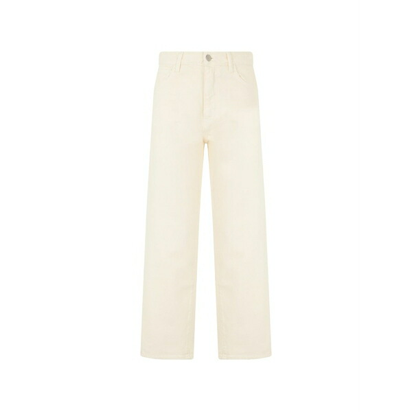 アイコン ジーンズ レディース ジーンズズボン下 ボトムス Straight-leg high-waisted jeans Neutrals
