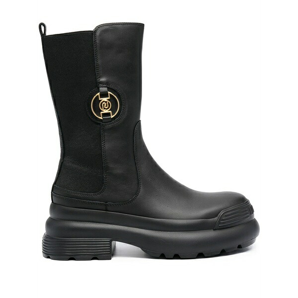 リュージョー レディース ブーツ シューズ Amy leather boots Black