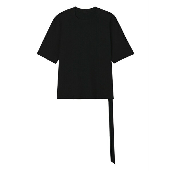 リックオウエンス メンズ ティーシャツ トップス Cotton t-shirt Black