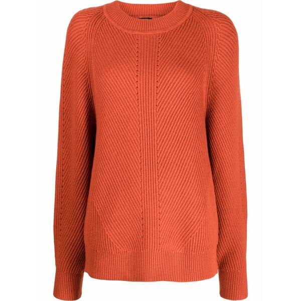 ジョセフ レディース ニット&セーター アウター Crew-neck knitted sweater Orange｜asty 59,840円