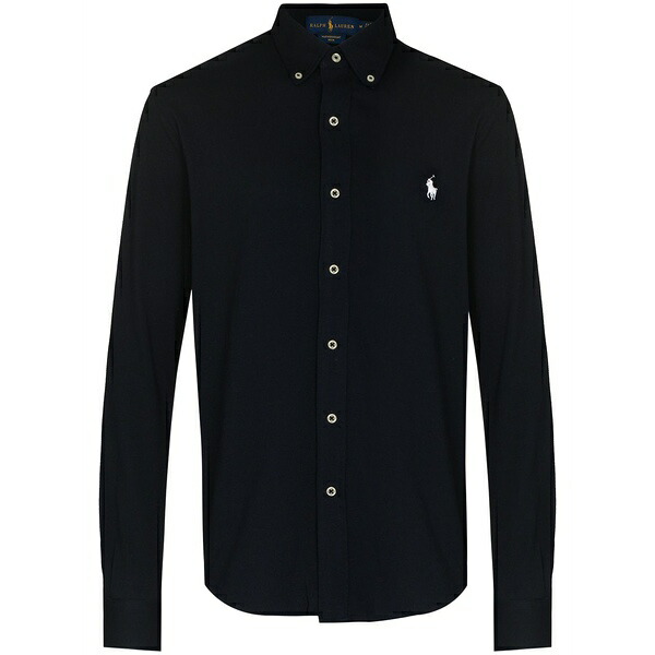 ラルフローレン メンズ プルオーバー トップス Long-sleeve button-down shirt Blue