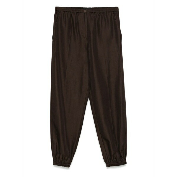 ジョセフ レディース 心地よいズボン下 ボトムス Button-fastening trousers  Brown